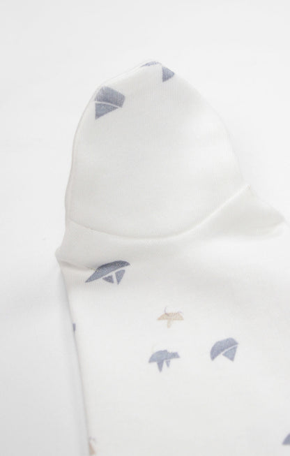 GOTS, Organik Pamuk, Yenidoğan Bebek Tek Alt, 0-6 Ay