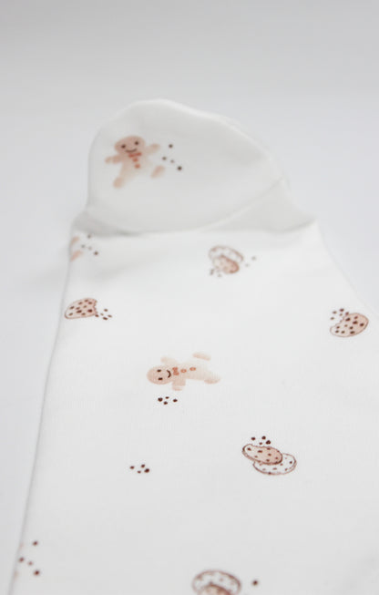 GOTS Sertifikalı Organik  Patikli Bebek Altı, 0–6 Ay