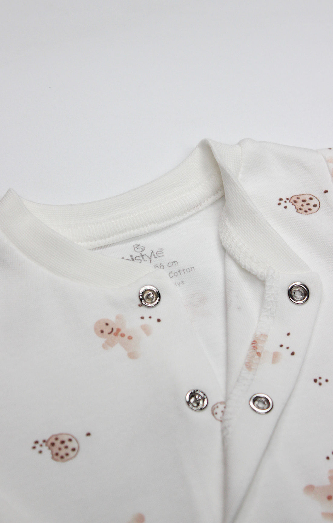 GOTS Sertifikalı, Organik, Bebek Tulumu, 0–6 Ay