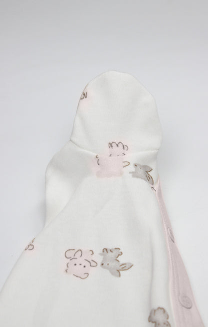 GOTS Organik Pamuk, Unisex Bebek Tulumu, 0-6 Ay
