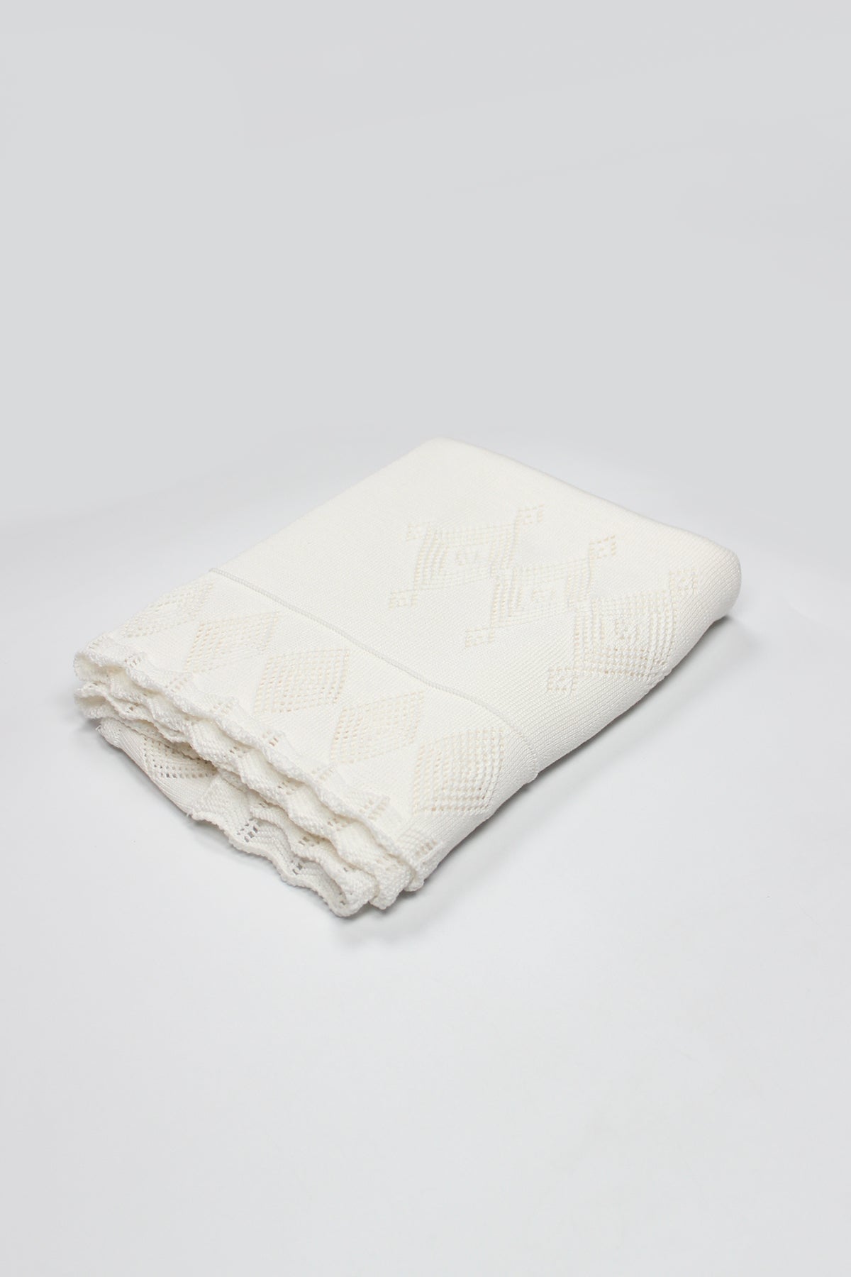 GOTS Sertifikalı Organik Triko Bebek Battaniyesi, 85*110 cm