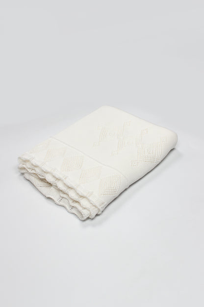 GOTS Sertifikalı Organik Triko Bebek Battaniyesi, 85*110 cm