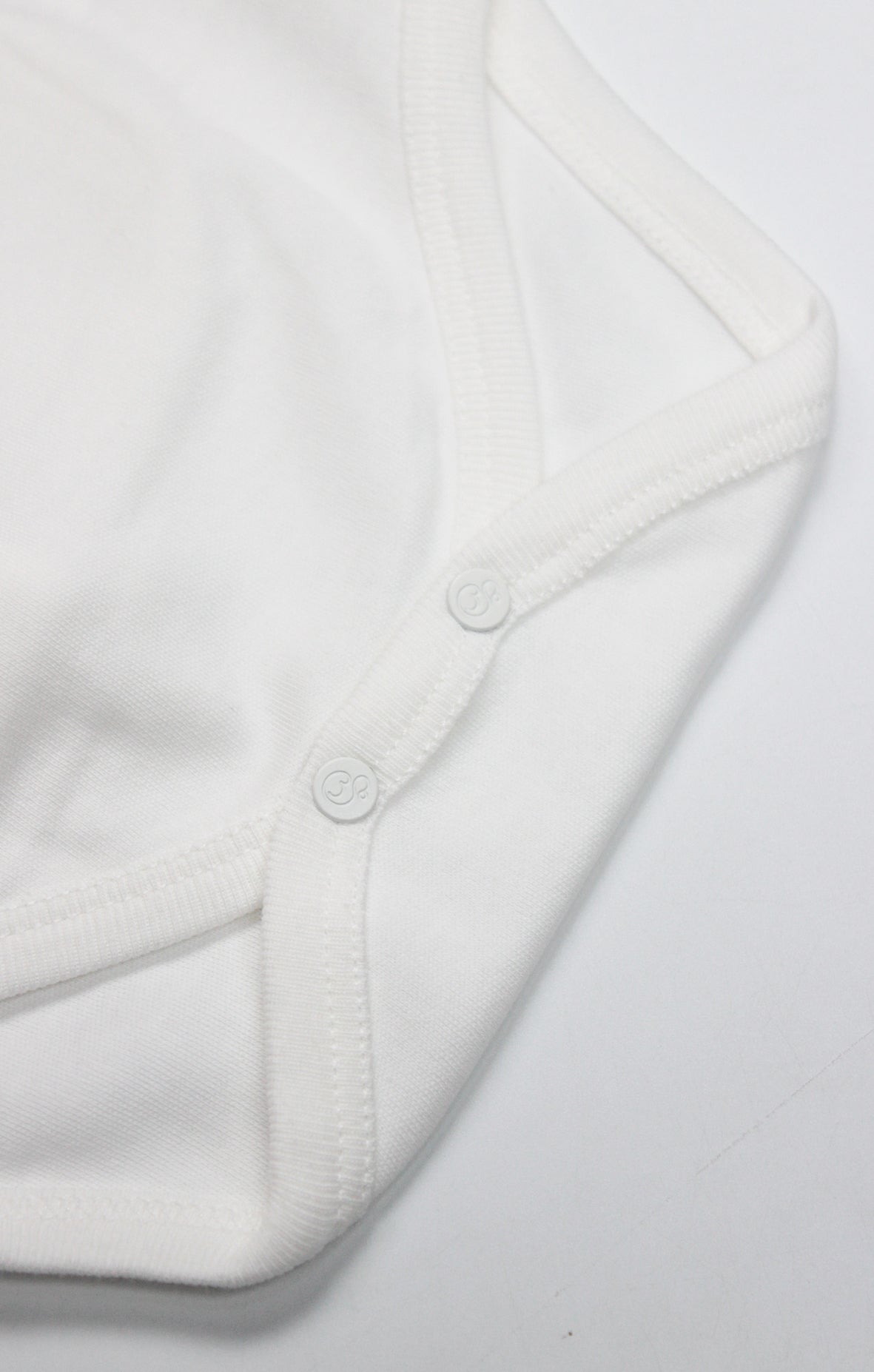 GOTS, Organik Pamuk, Kruvaze Kollu Body, Yenidoğan, 0-6 Ay