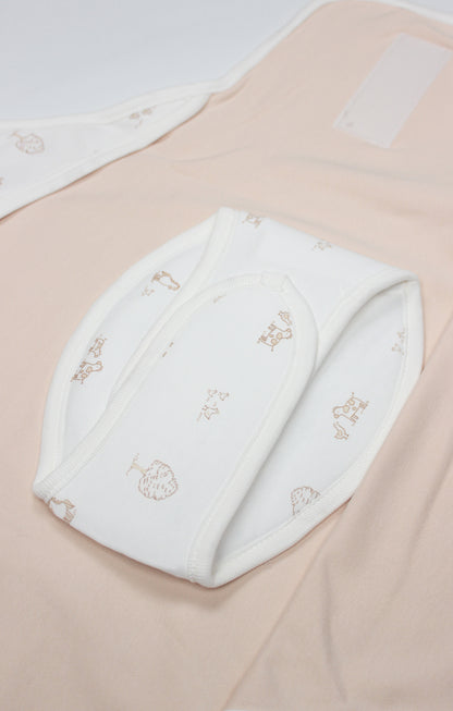 GOTS Sertifikalı Bel Destekli Organik Kundak, 0-3 Ay