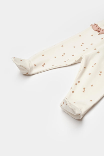GOTS sertifikalı, organik pamuklu Sweet Lady temalı kız bebek patikli tek alt – 0-12 ay arası kullanım için uygundur, rahat bel yapısı yumuşak ve doğal dokulu kumaştan üretilmiştir.