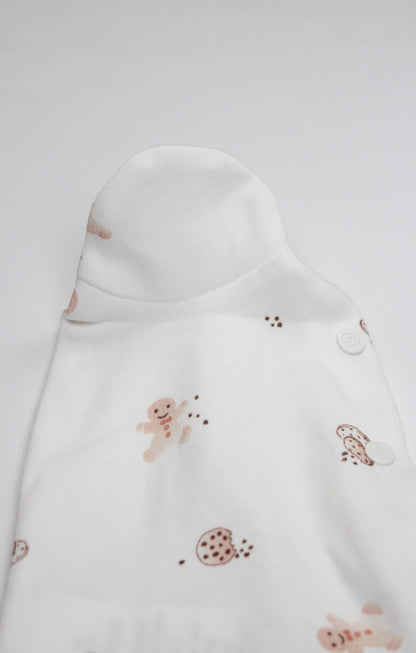 GOTS Sertifikalı, Organik, Bebek Tulumu, 0–6 Ay