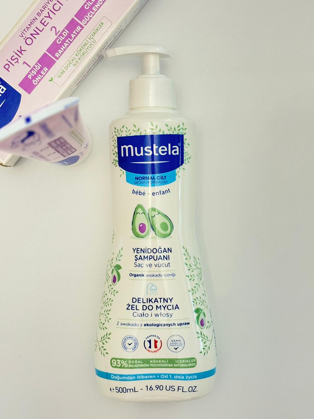 Mustela Gentle Cleansing Gel Newborn Shampoo 500 ml