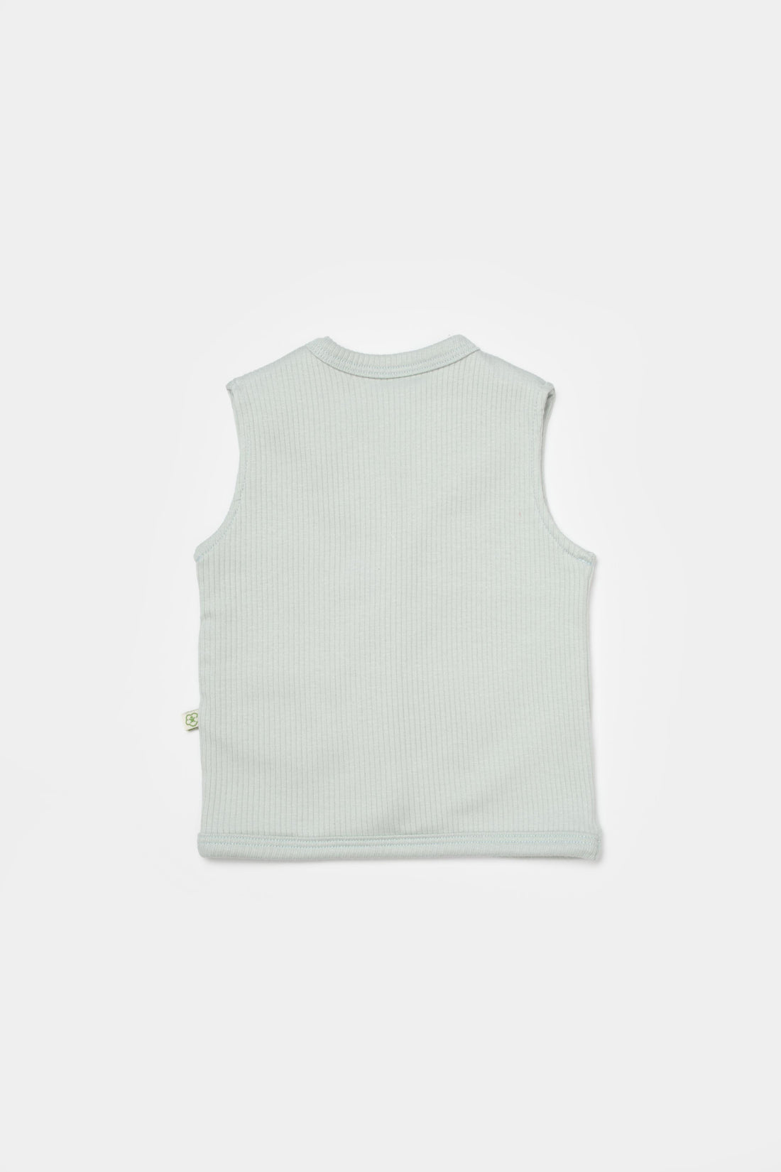 Organik modal kumaştan üretilmiş Nature Relax temalı unisex bebek yeleği – 6-36 ay arası kullanım için uygundur, yumuşak, hafif ve konforludur.