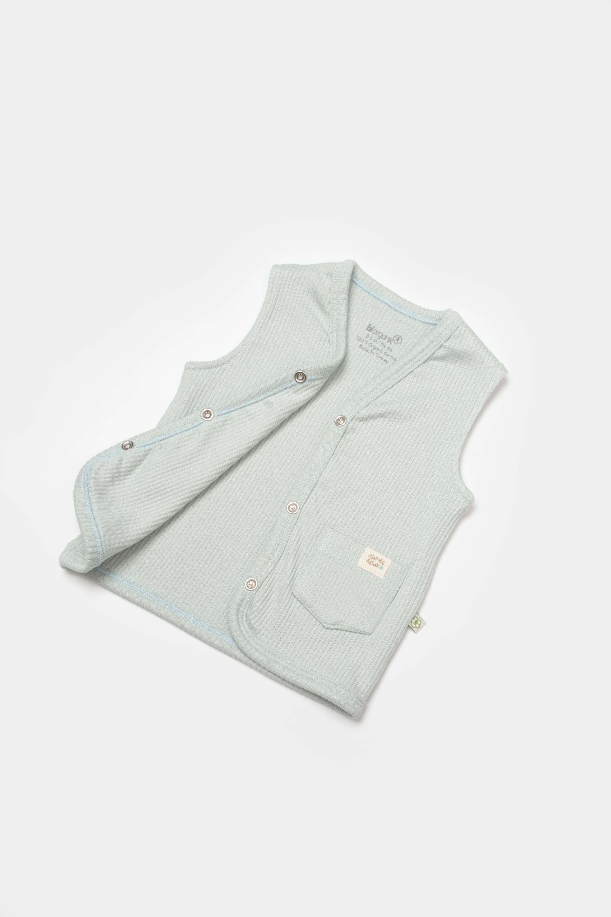 Organik, Modal , Unisex, Yelek, 6-36 AY