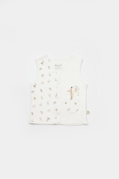 GOTS Certified, Organic, Sweet Friends, Unisex, Vest, 6-36 MONTHS