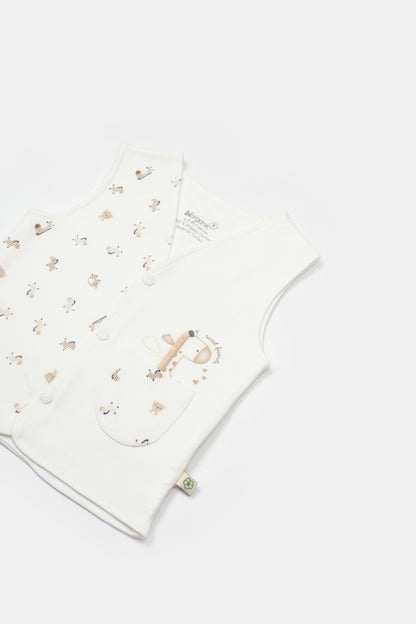 GOTS Certified, Organic, Sweet Friends, Unisex, Vest, 6-36 MONTHS