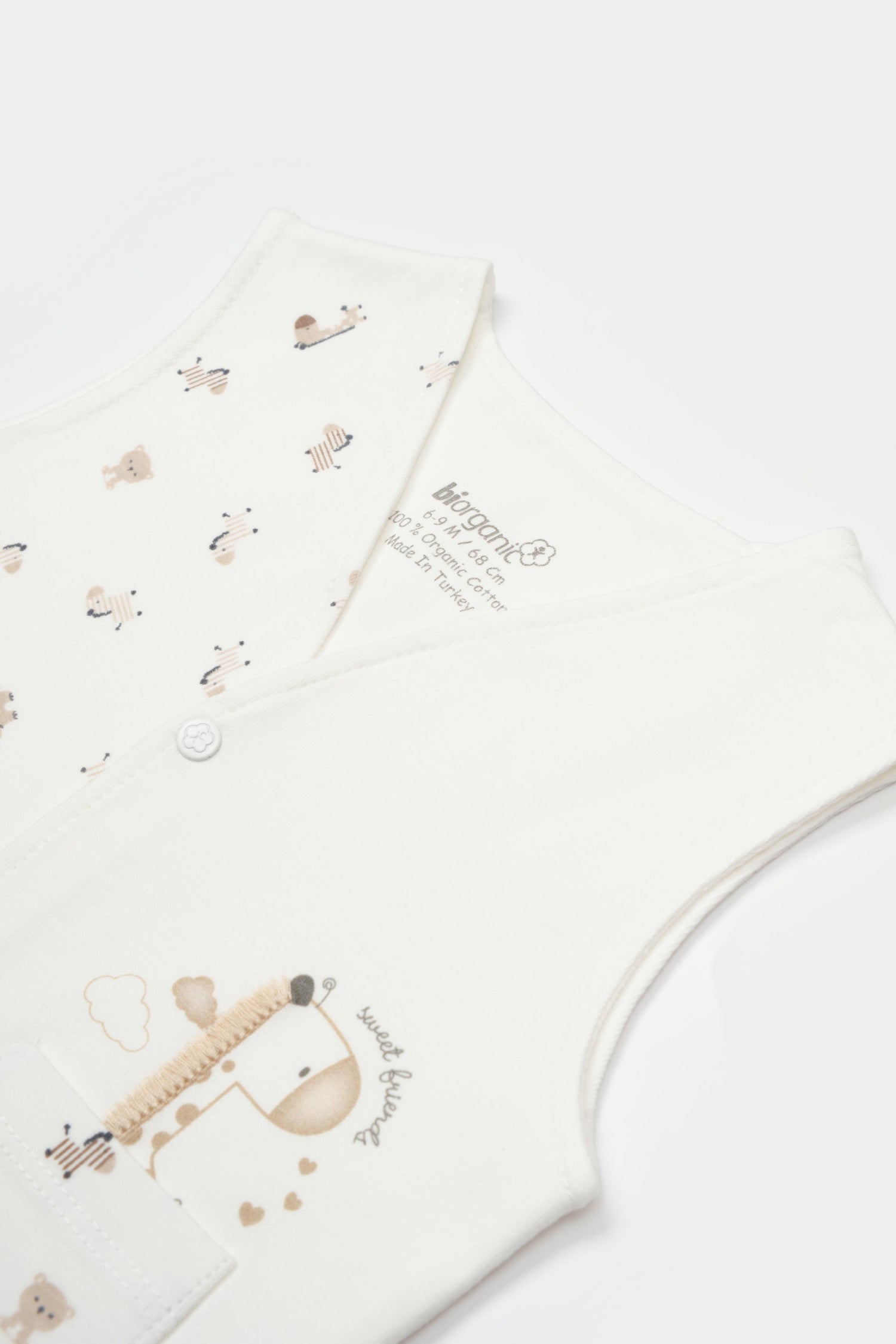 GOTS Certified, Organic, Sweet Friends, Unisex, Vest, 6-36 MONTHS
