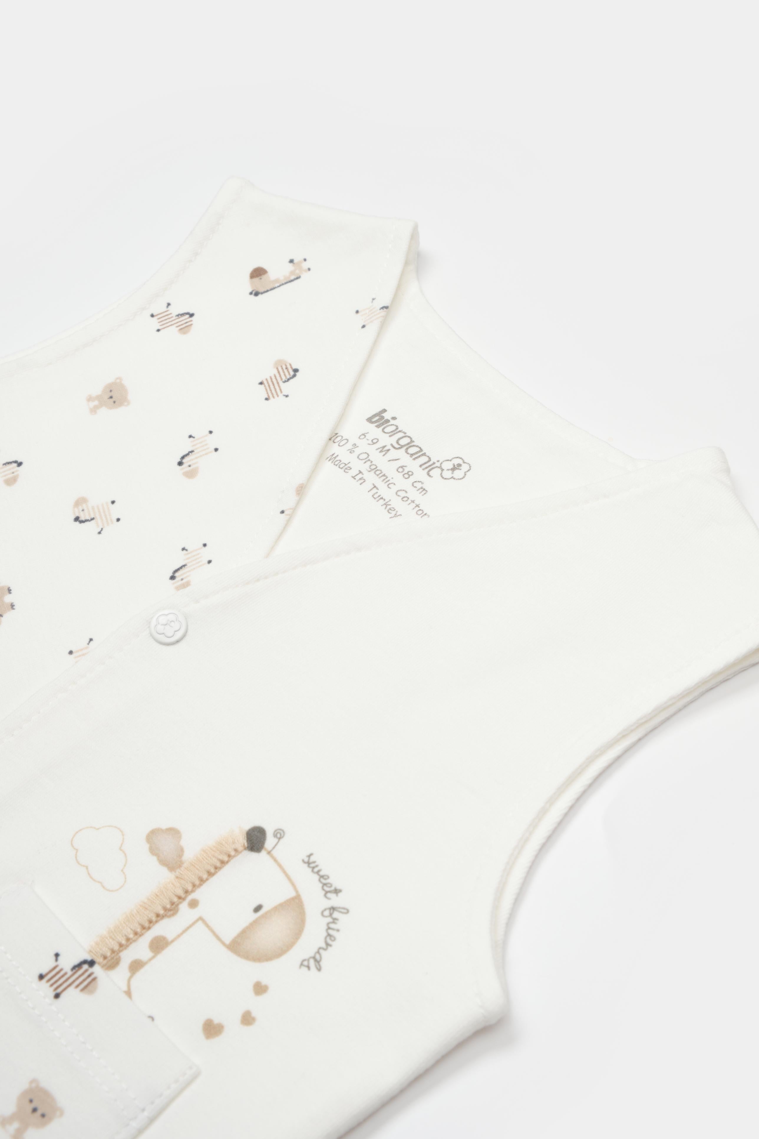 GOTS, Organik,Unisex, Yelek, 6-36 AY