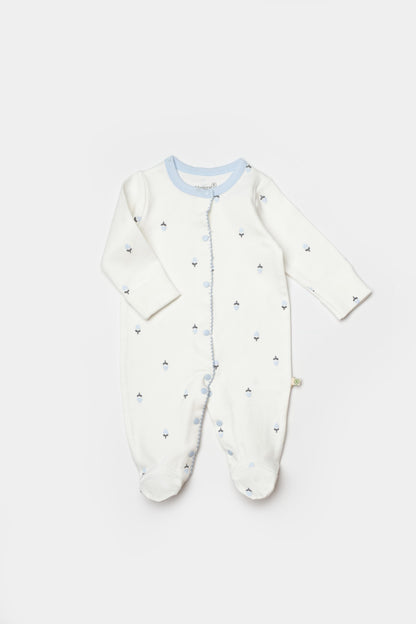 GOTS sertifikalı, organik pamuklu, love floral desenli unisex 4’lü yenidoğan takımı – 0-3 ay bebekler için tulum