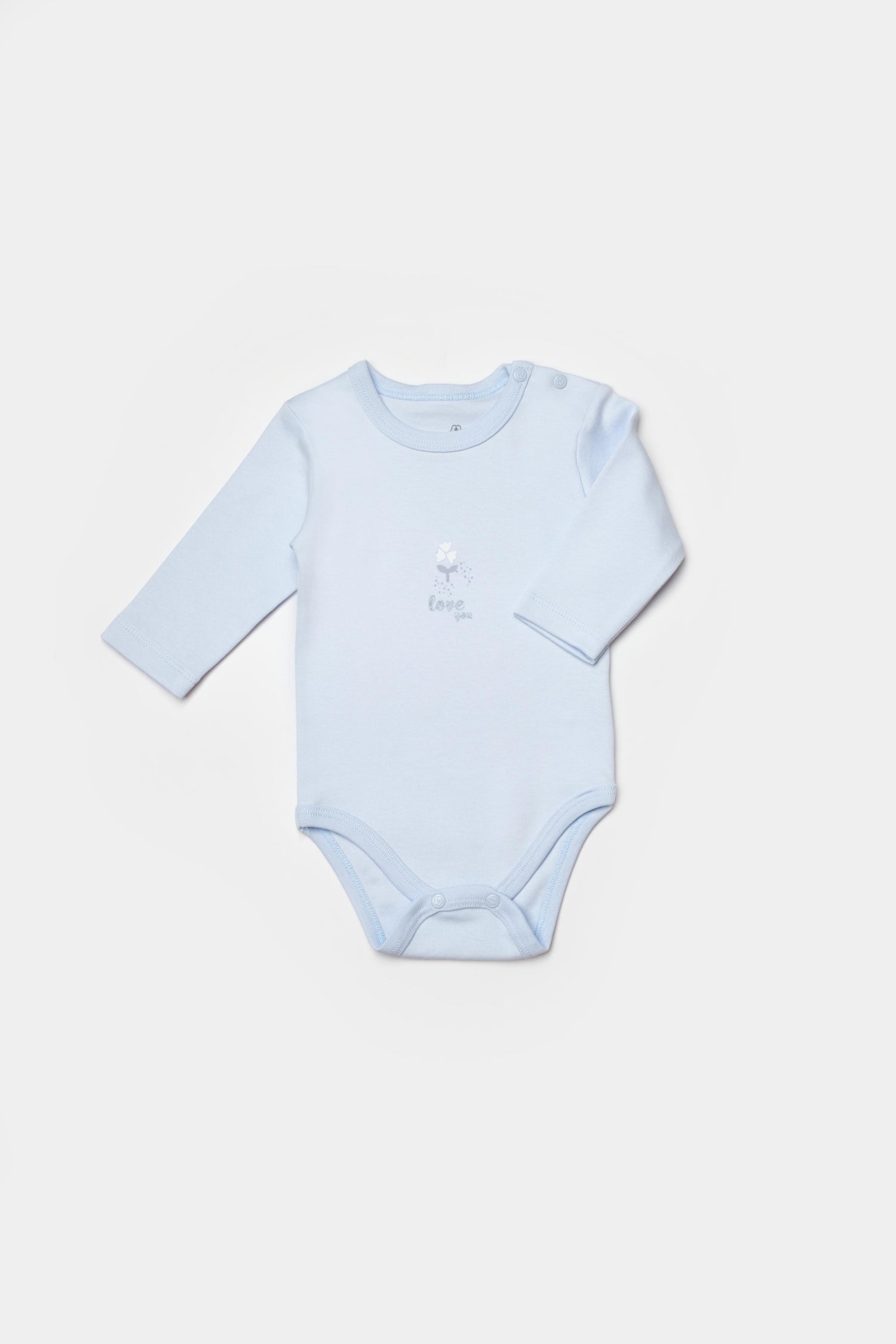 GOTS sertifikalı, organik pamuklu,lila renkli unisex 4’lü yenidoğan takımı – 0-3 ay bebekler için body