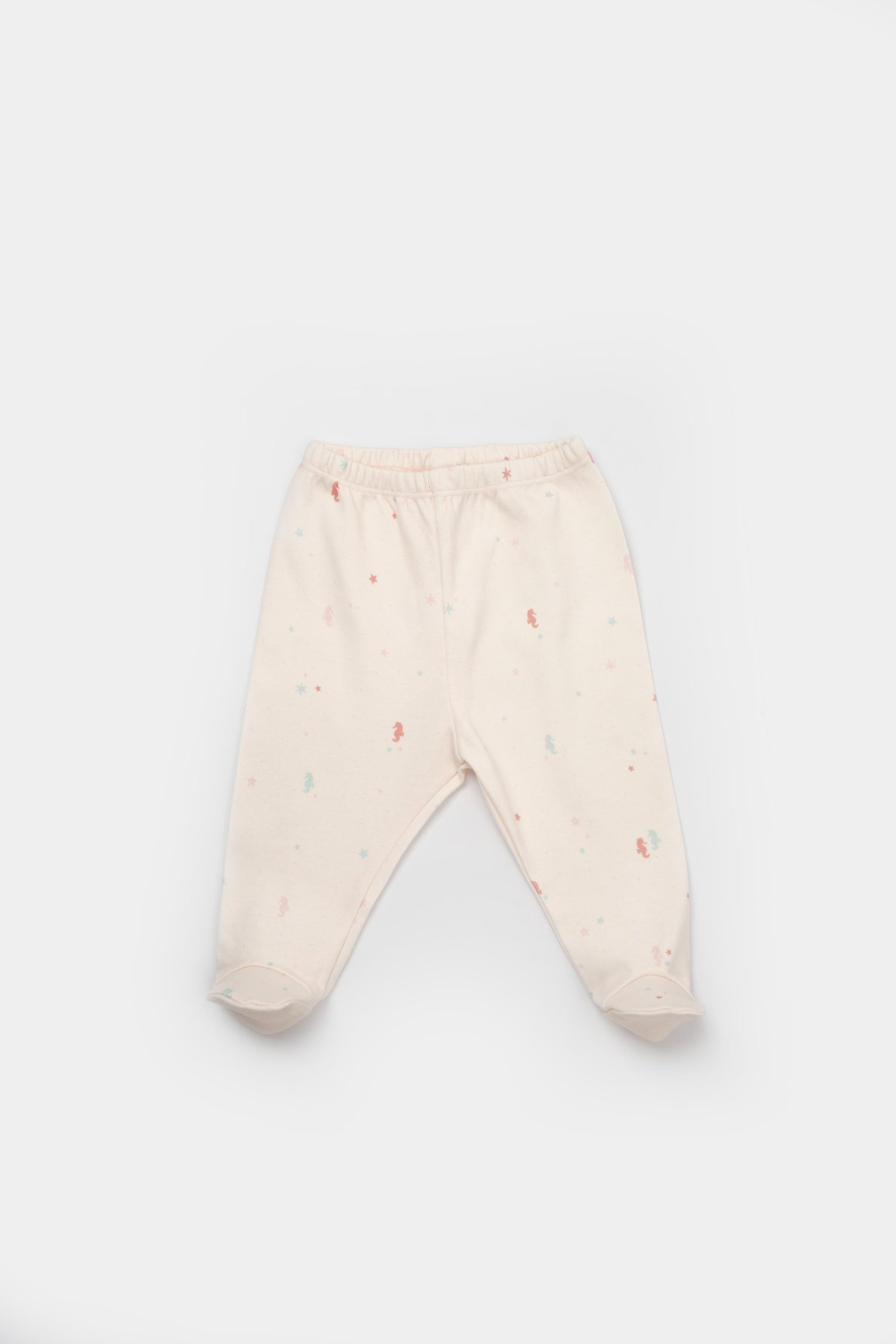 GOTS sertifikalı, organik pamuklu Save the Seahorse temalı unisex pantalon