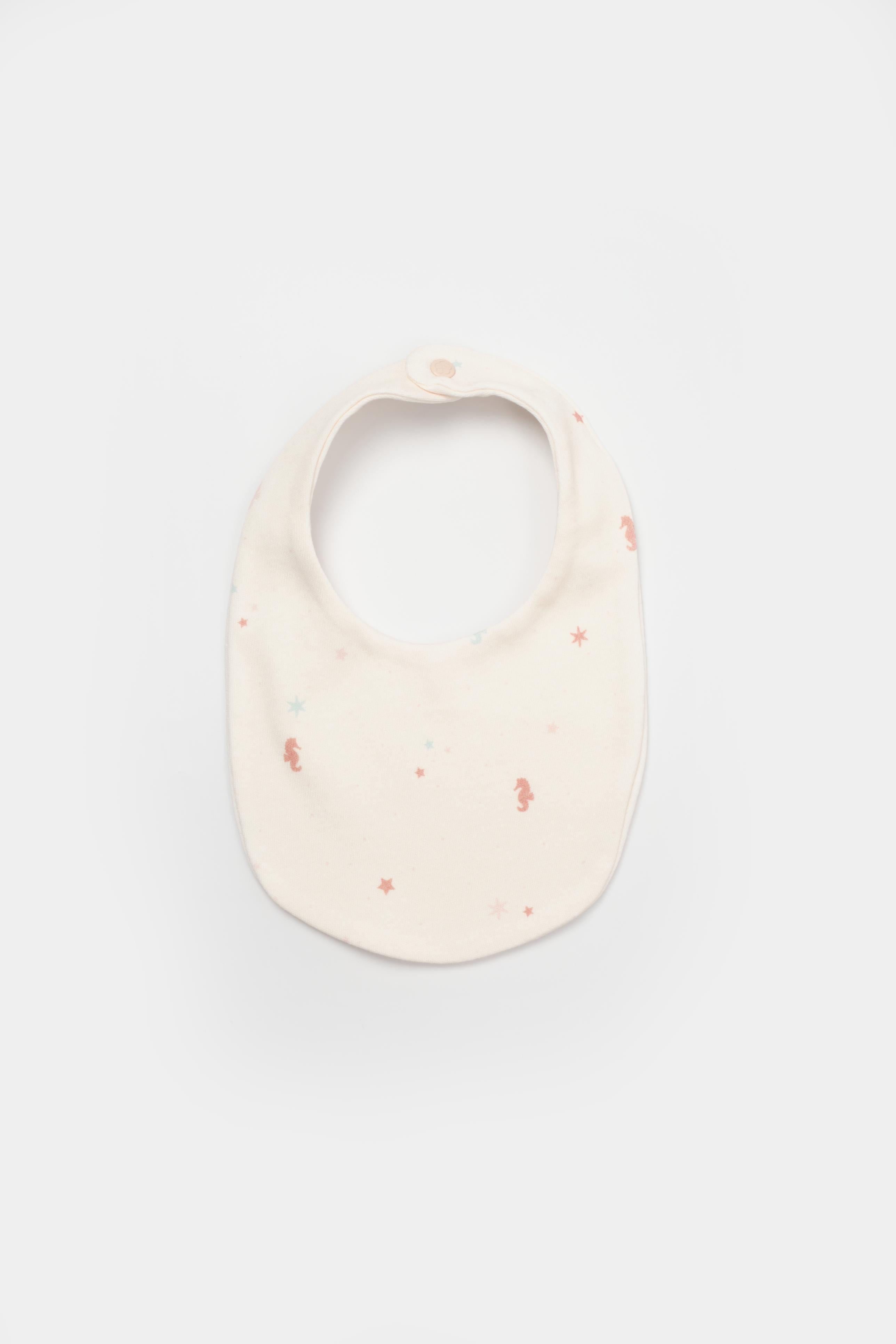 GOTS sertifikalı, organik pamuklu Save the Seahorse temalı unisex önlük
