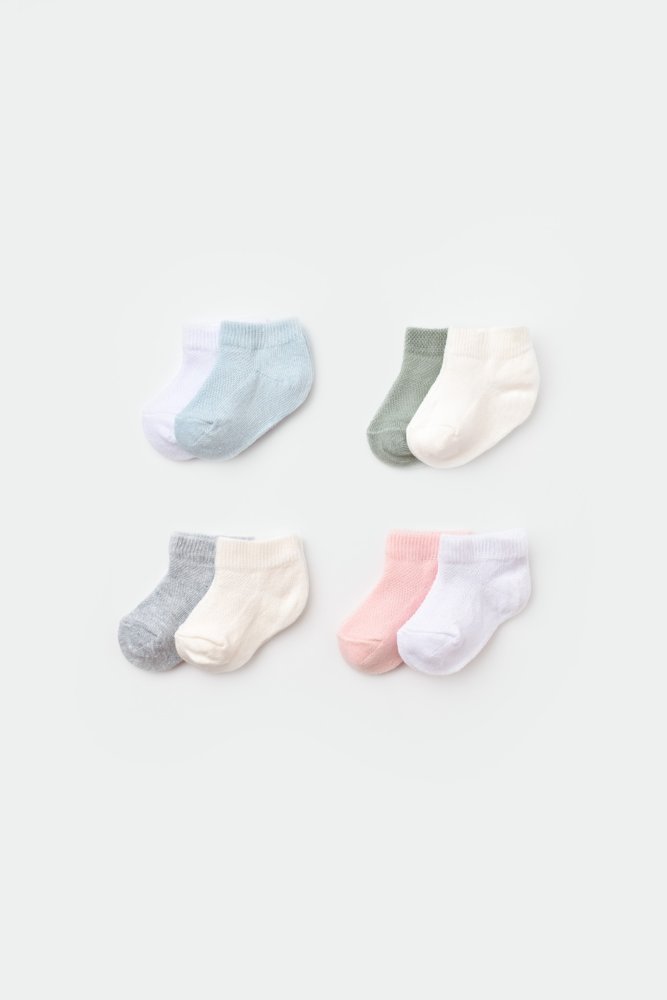 GOTS Sertifikalı 2’lİ Organik, Unisex, 6-12 Ay, Bebek Çorap