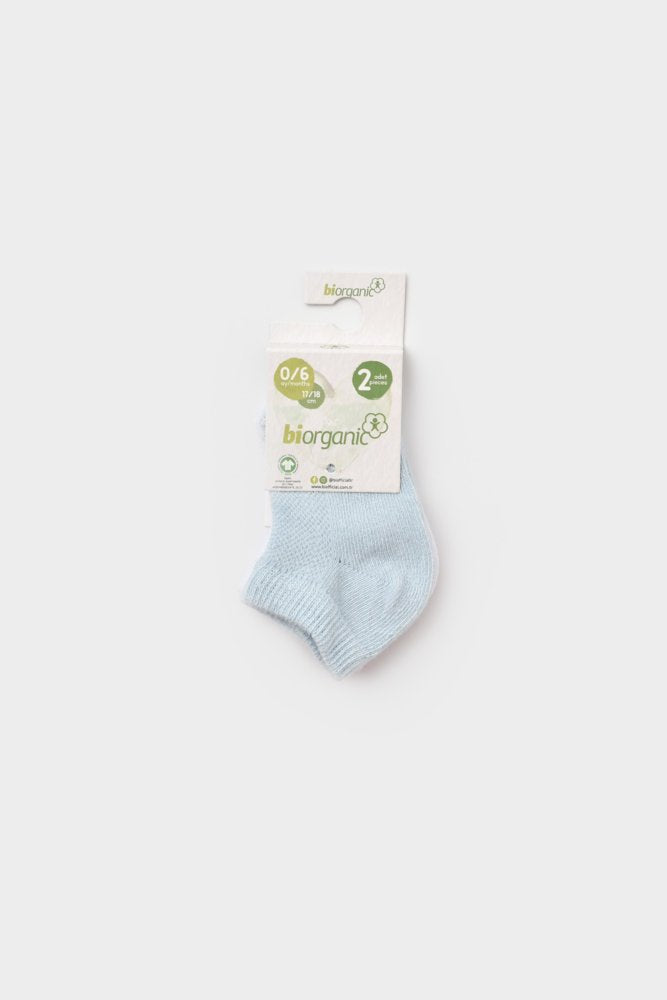 GOTS Sertifikalı 2’lİ Organik, Unisex, 6-12 Ay, Bebek Çorap
