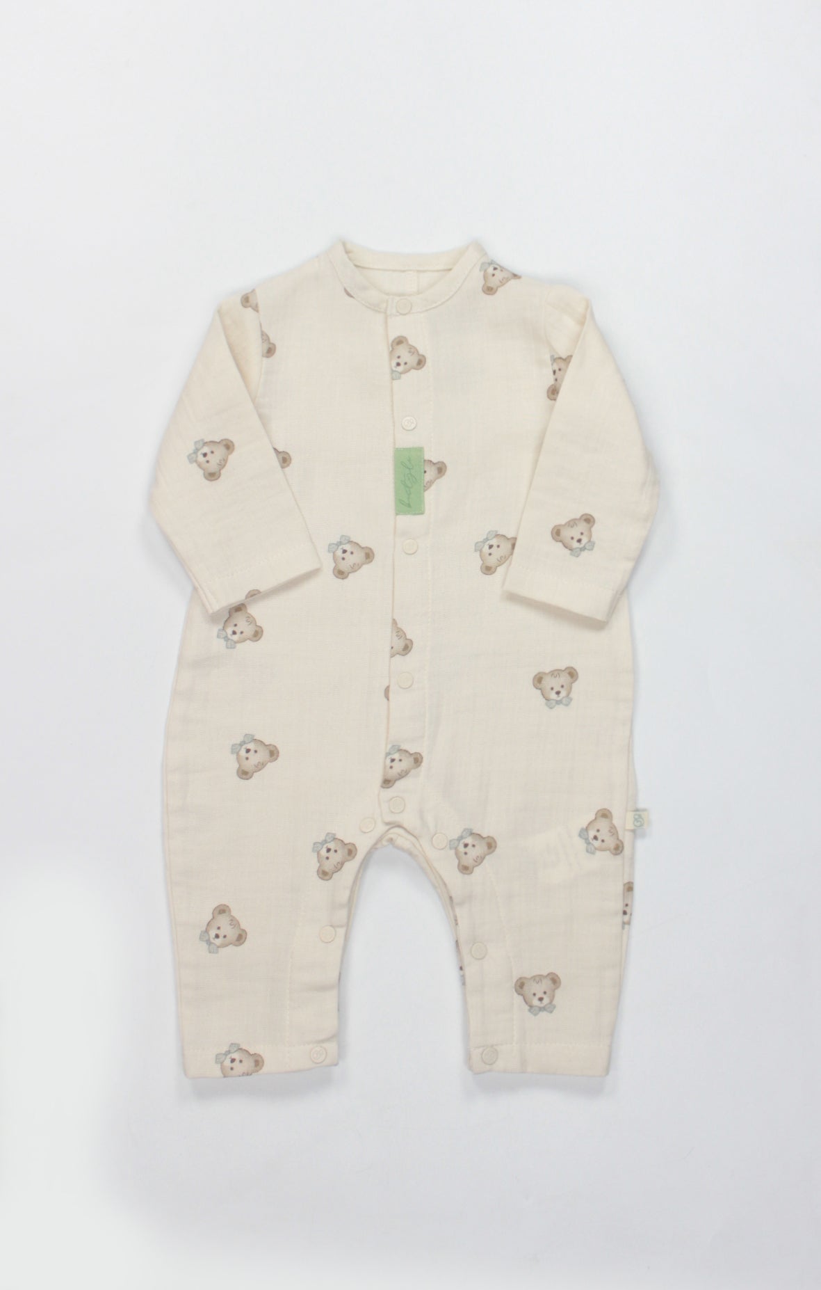 GOTS, Organik Müslin, Yenidoğan Unisex Bebek 10’lu Hastane Çıkışı, 0-3 Ay