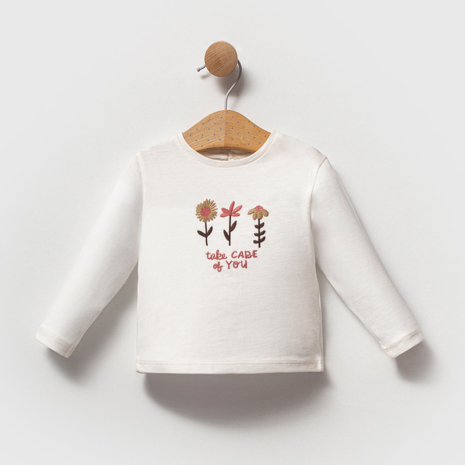 Flower detailed, Cardigan, 3-Piece Set, Baby Girl, 3-18 Months