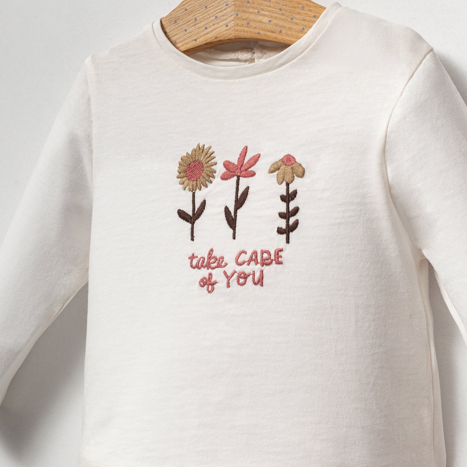 Flower detailed, Cardigan, 3-Piece Set, Baby Girl, 3-18 Months