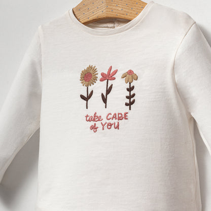 Çiçek detaylı, Hırkalı, 3&