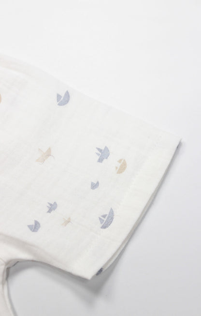 GOTS, Organik Pamuk, Müslin 2’li Bebek Takım, Yenidoğan, 3-18 Ay