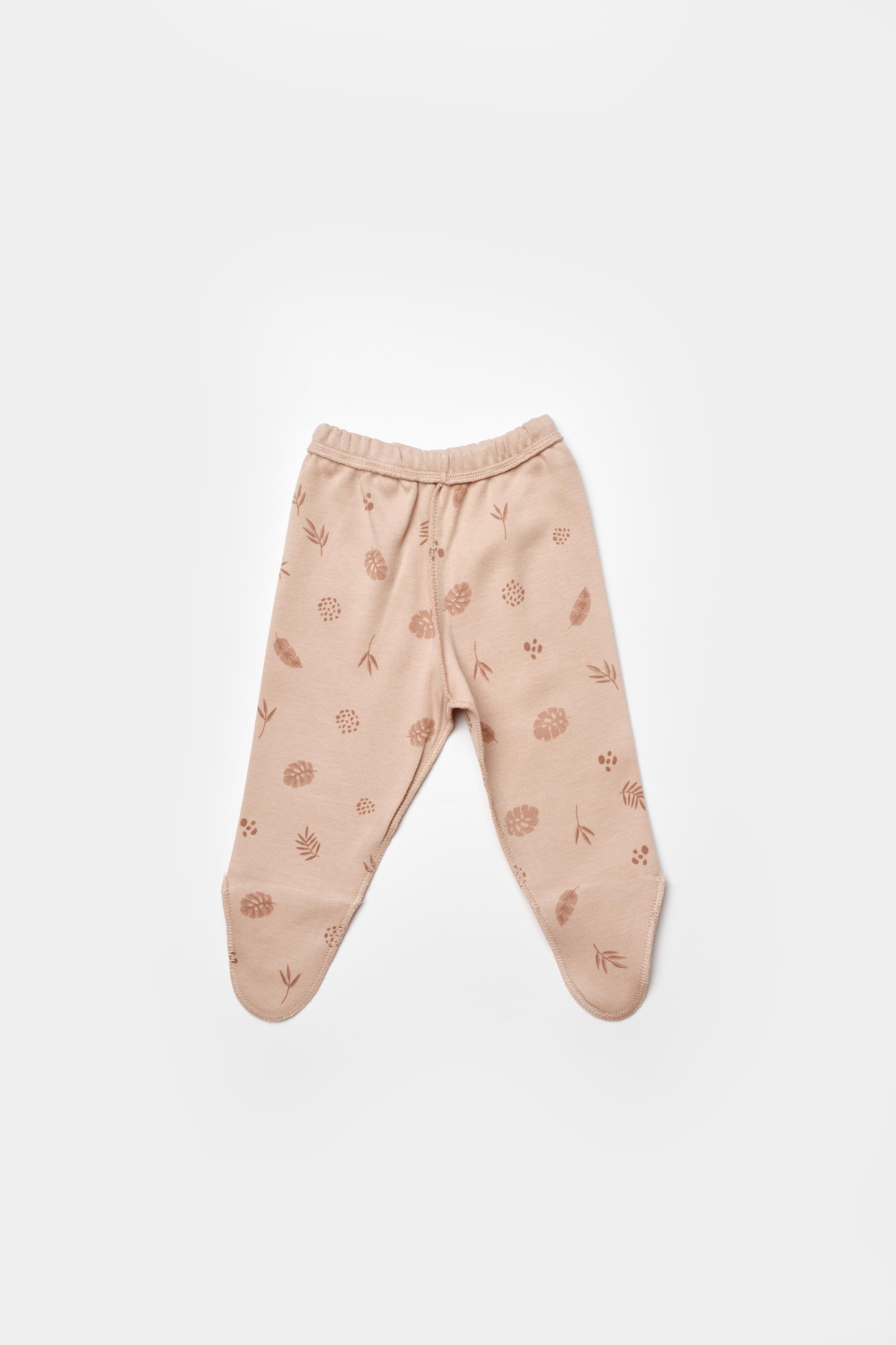 GOTS sertifikalı, organik pamuklu Save The Earth temalı prematüre unisex 4’lü bebek takımı –patikli pantalon 
Yenidoğanlar için yumuşak ve nefes alabilir kumaş.