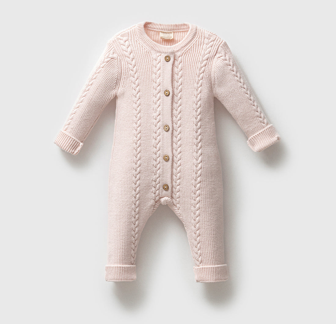 GOTS and OEKO-TEX Certified, Organic Baby Girl Romper 0-12 Months