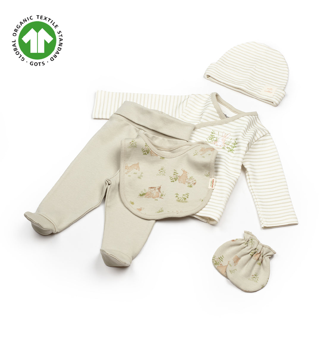 GOTS Sertifikalı, Organik, Unisex, Rabbit 5&