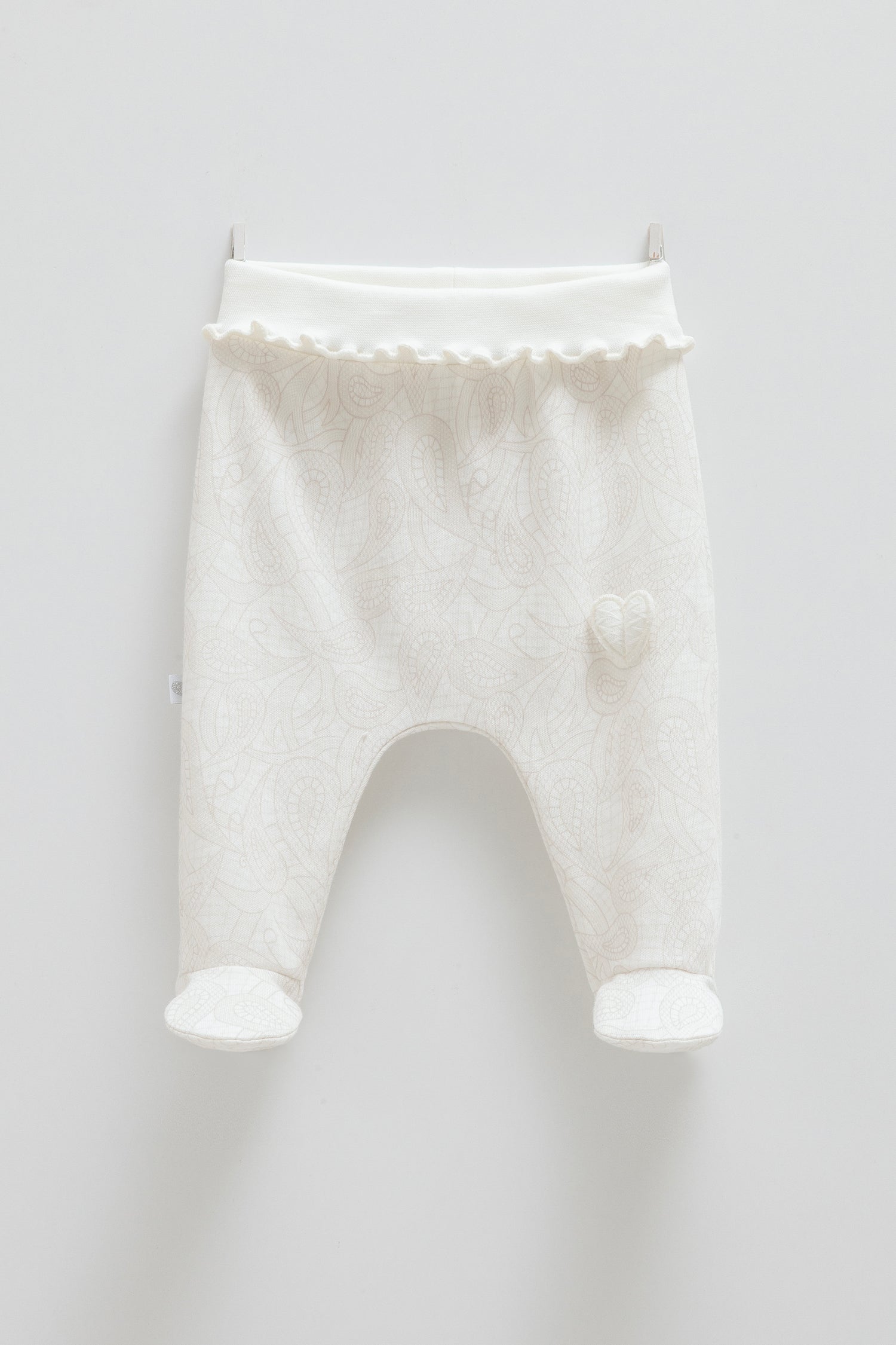 OEKO TEX Sertifikalı, % 100 Pamuk, Patikli Tek Alt, 0-9 Ay