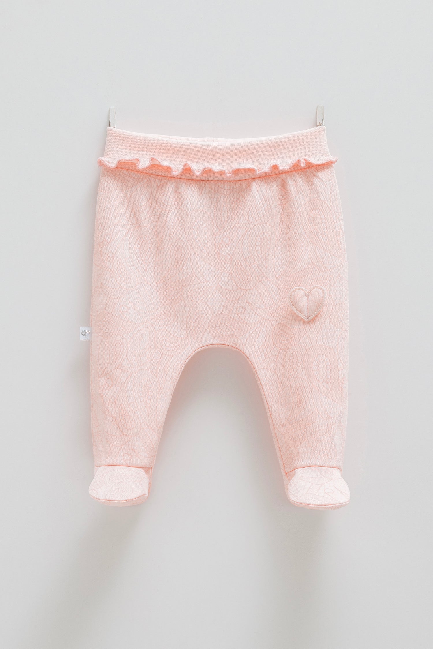 OEKO TEX Sertifikalı, % 100 Pamuk, Patikli Tek Alt, 0-9 Ay