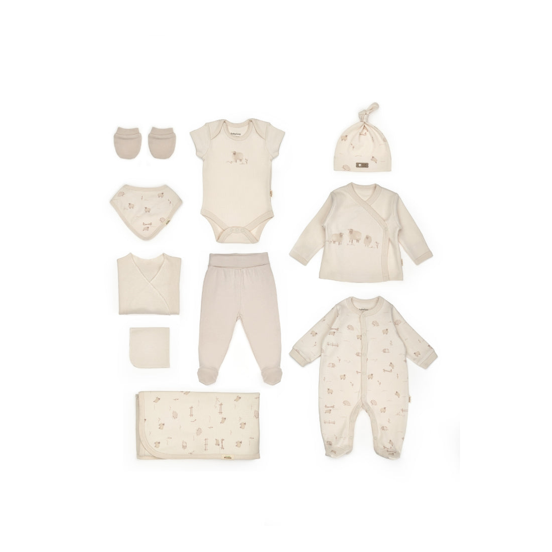 GOTS Sertifikalı, Organik, Unisex, Kuzulu 10&