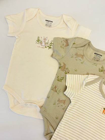 GOTS Sertifikalı, Organik Unisex Bebek 3&