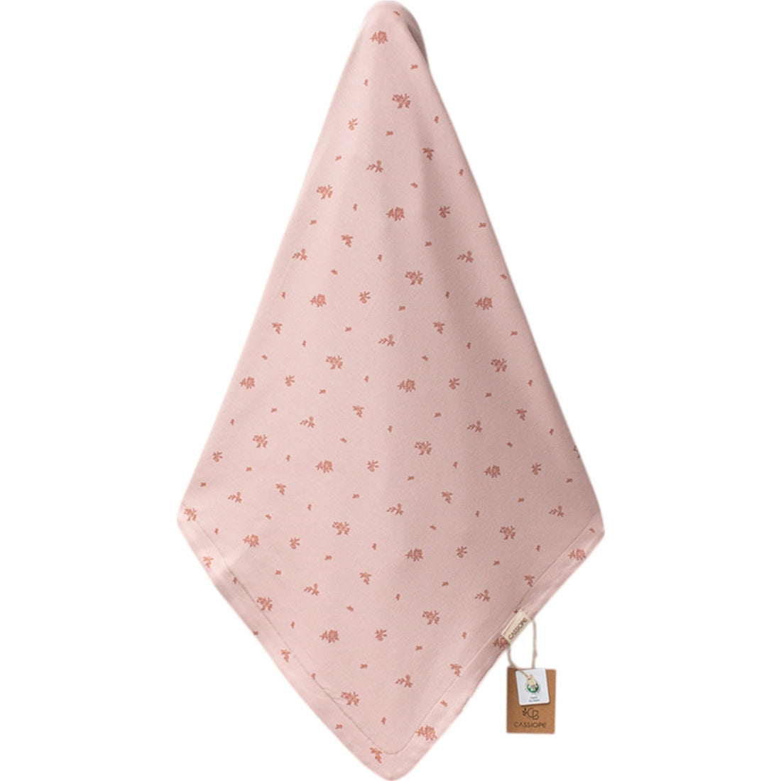 GOTS Sertifikalı, Organik, Çiçekli Bebek Battaniye, Unisex, 0-3 ay