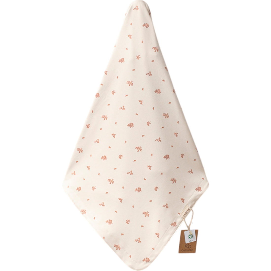 GOTS Sertifikalı, Organik, Çiçekli Bebek Battaniye, Unisex, 0-3 ay