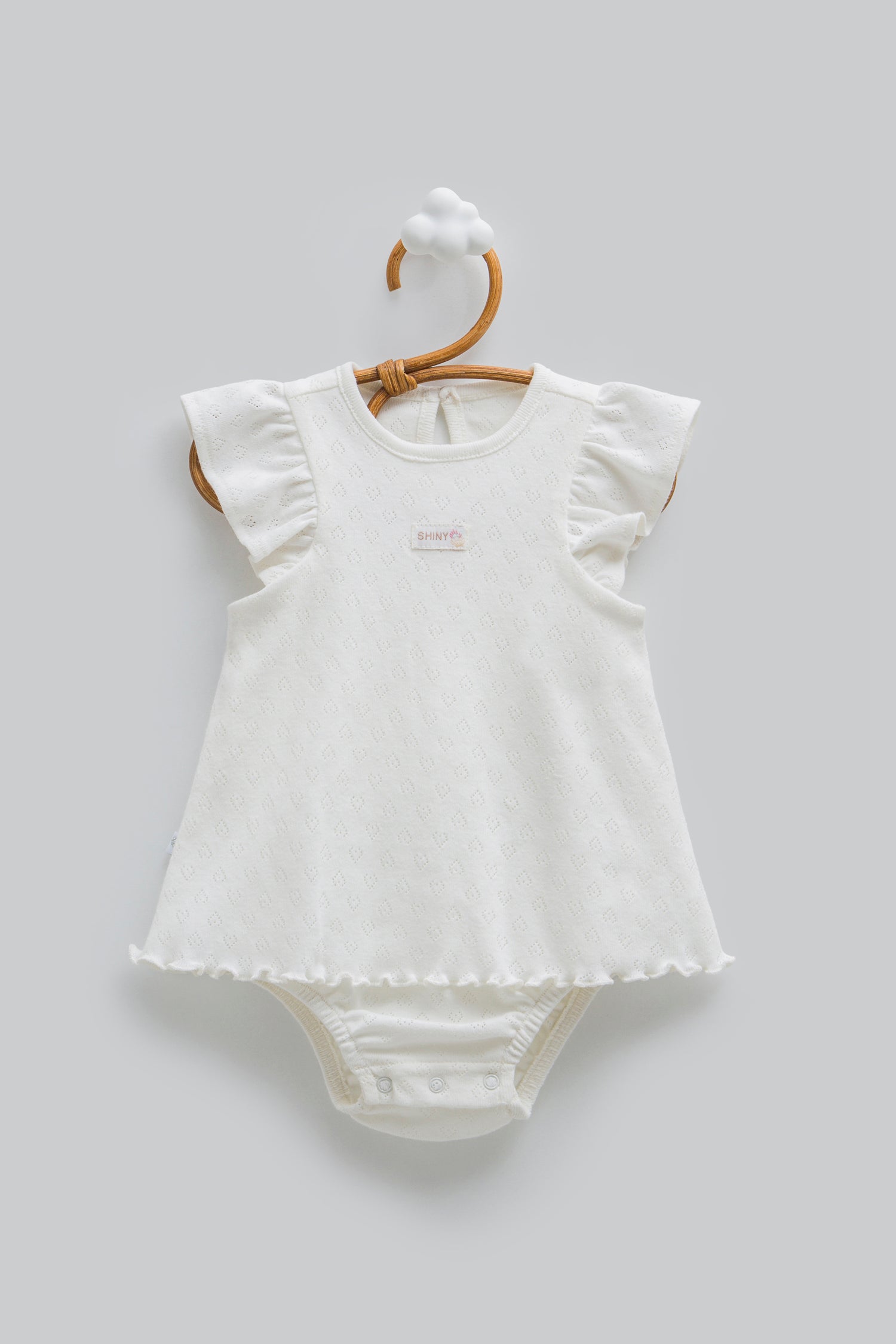 OEKO-TEX,%100 Pamuk Jakarlı Kız Bebek Tulum, Yenidoğan, 1-12 Ay