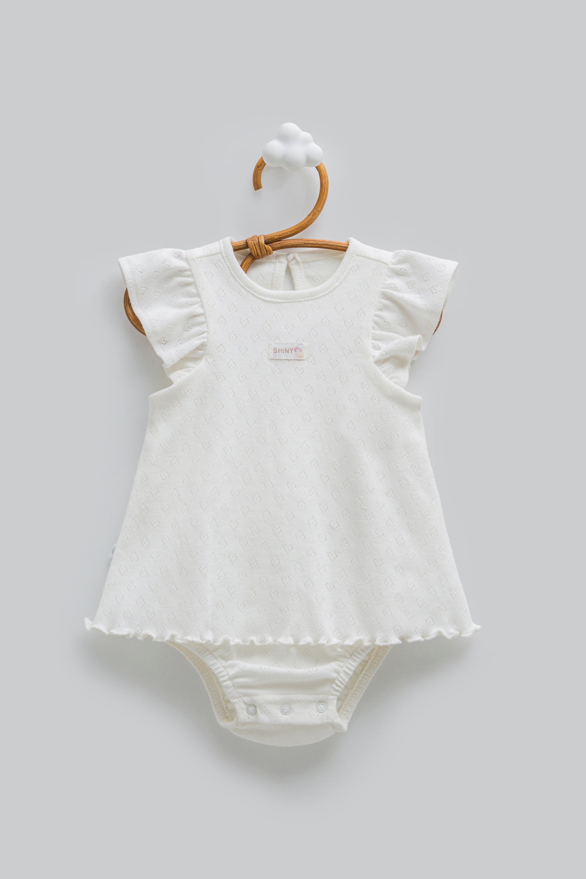 OEKO-TEX,%100 Pamuk Jakarlı Kız Bebek Tulum, Yenidoğan, 1-12 Ay