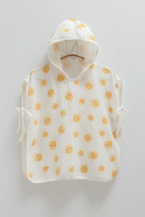 % 100 Pamuk, Müslin, Unisex Bebek Panço, 1-2 yaş
