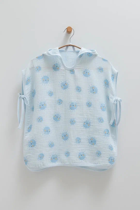 % 100 Pamuk, Müslin, Unisex Bebek Panço, 1-2 yaş