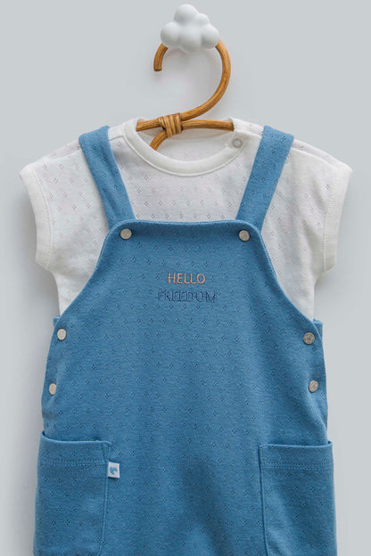 OEKO-TEX,% 100 Pamuk, Jakarlı Salopet Takım, 1–12 Ay