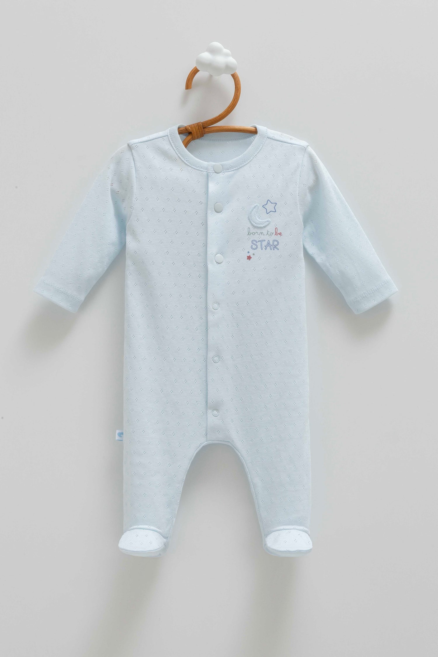 OEKO-TEX, %100 Pamuk Jakarlı Erkek Bebek Tulum, 0-6 Ay