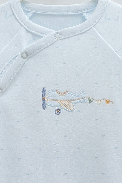 OEKO TEX Sertifikalı, %100 Pamuk, Erkek, Yumuşak &amp; Nefes Alan Tulum,  0-9 Ay