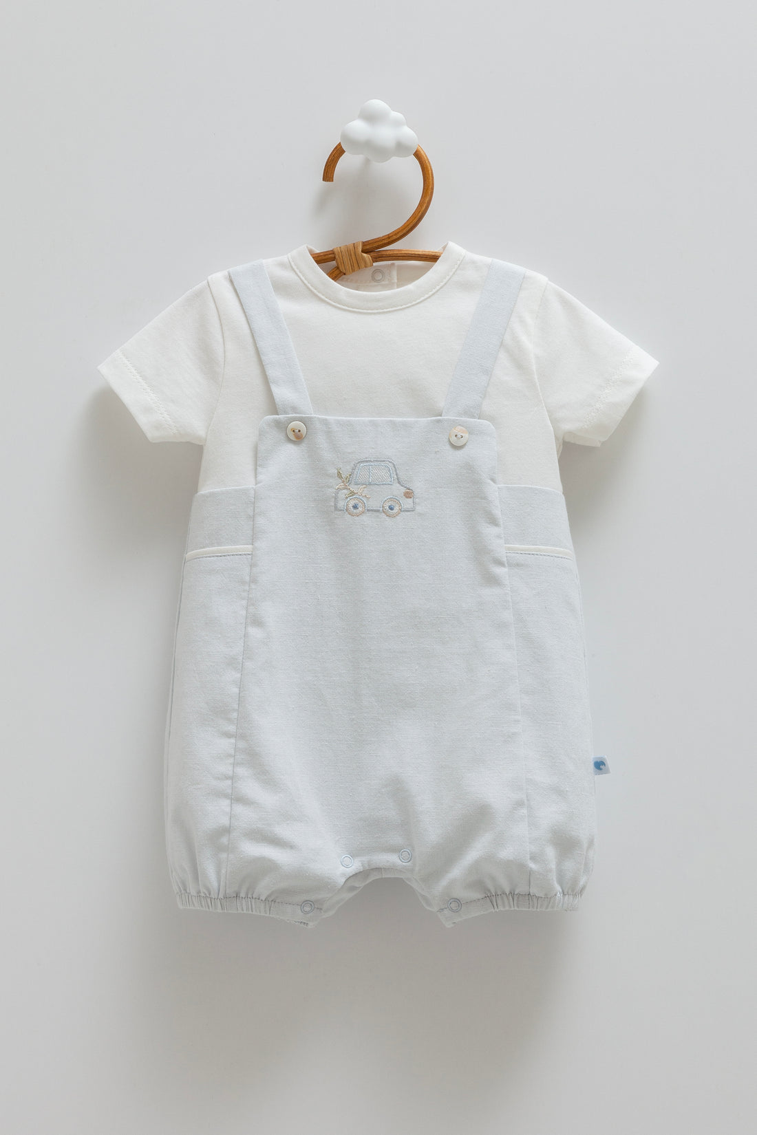 OEKO-TEX, Pamuklu, Erkek Bebek Tulum, 1-12 Ay