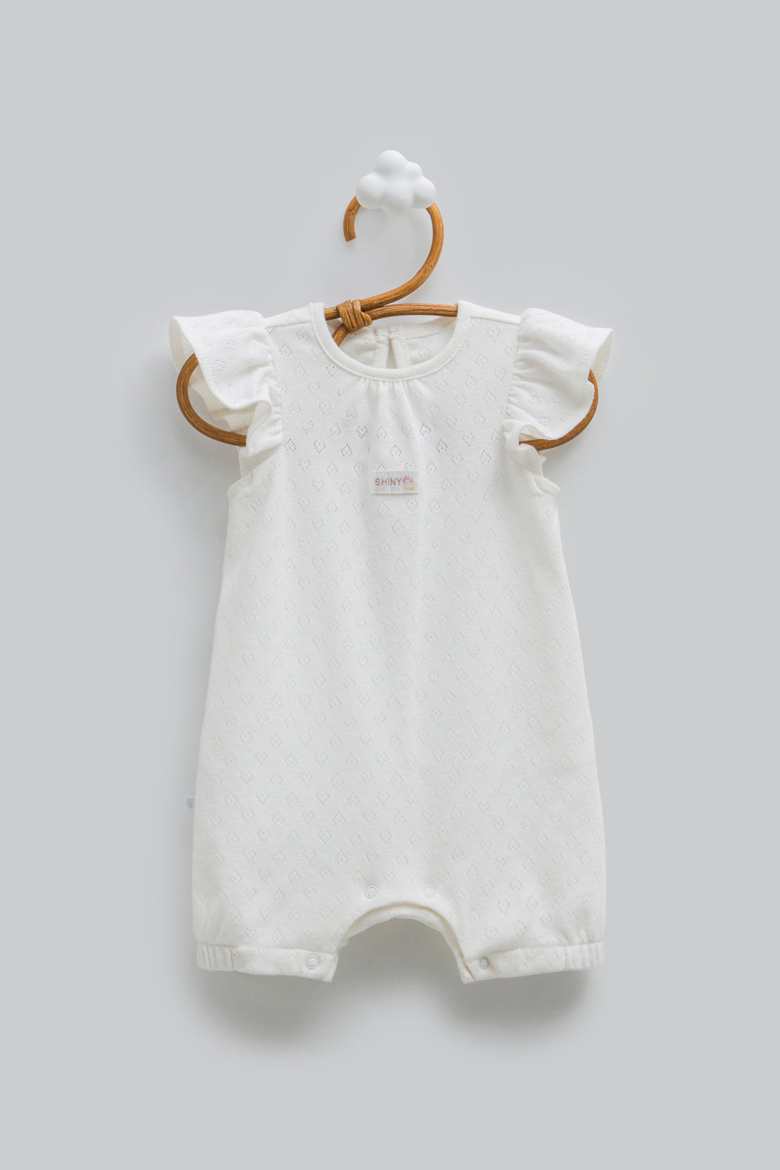 OEKO-TEX,%100 Pamuk Jakarlı Kız Bebek Tulum, Yenidoğan, 0-9 Ay