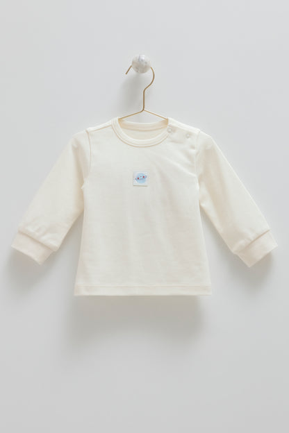 OEKO TEX Sertifikalı, %100 Pamuklu, Erkek, Kapüşonlu 3’lü Bebek Takım , 3–18 Ay