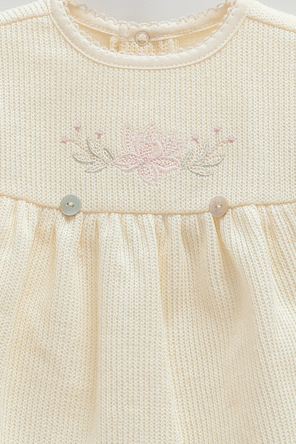 OEKO TEX Sertifikalı, % 100 Pamuk,Triko, Nakış Desenli, Nefes Alan &amp; Yumuşak 2&