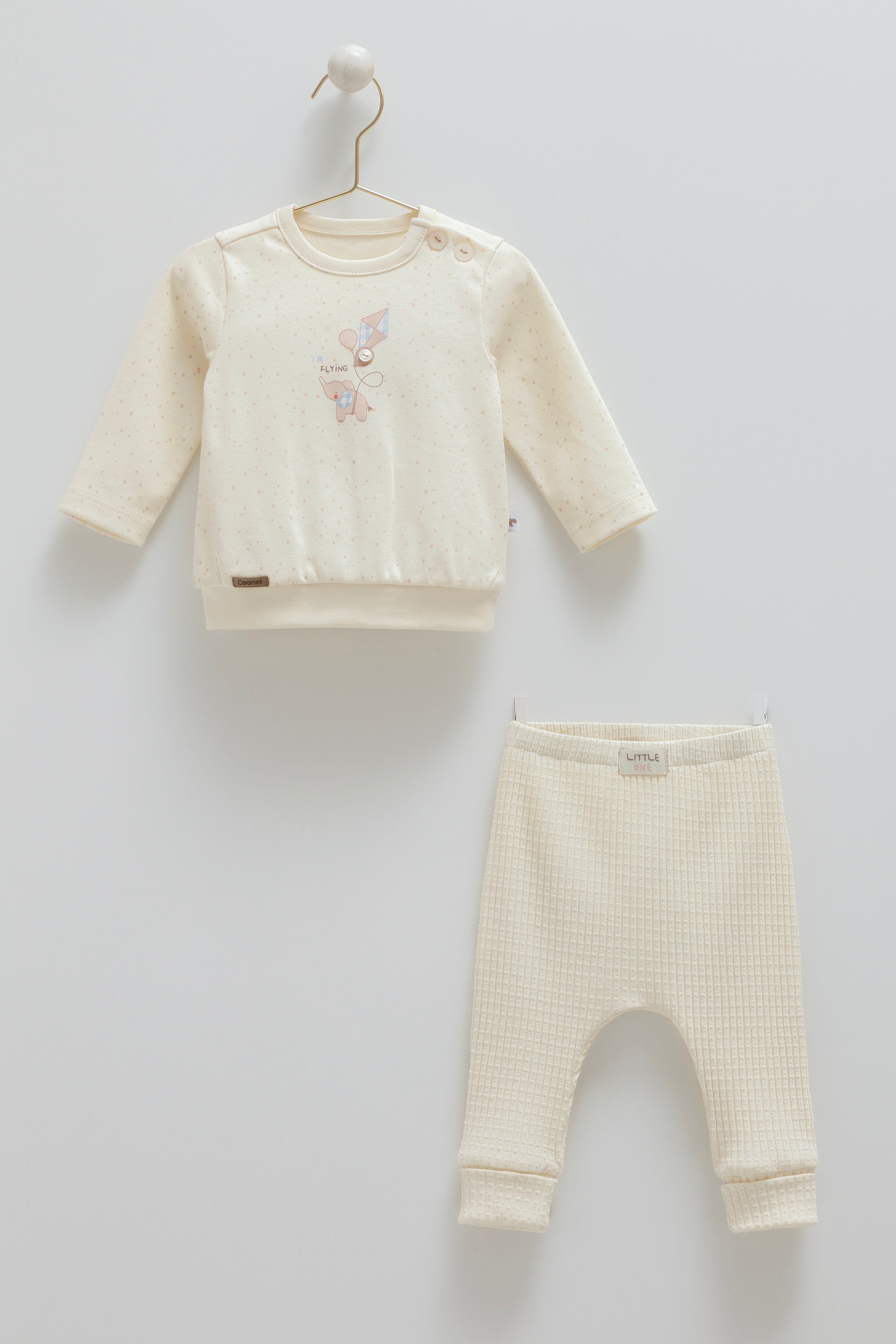 OEKO TEX Certified, 100% Cotton, Unisex, 2-Piece Set, 3-18 Months