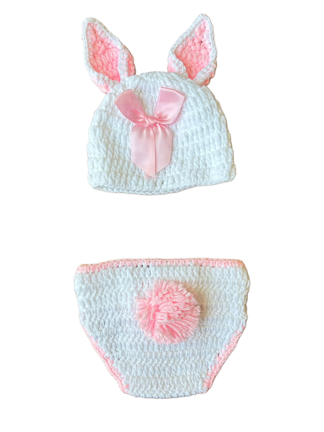 Rabbit Eared Knitted Suit